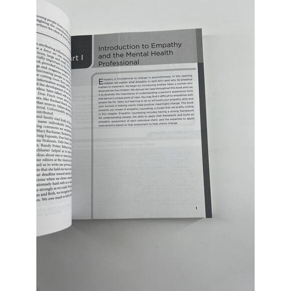 Empathic Counseling Psychology Psychotherapy Therapy 2nd Ed. Paperback Book New - Picture 5 of 6
